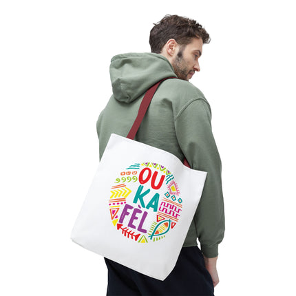 Ou Ka Fè’l Limited Edition Creole Motivation Tote Inspirational Haitian Design - CreoleSizzle