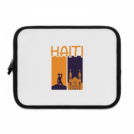 Ayiti Soulscape Neg Marron Cathedral Heritage Laptop Sleeve Faith Freedom Collection - CreoleSizzle