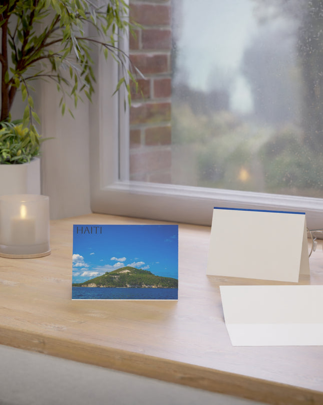 Greeting Cards - Petit Goave Mountain Haitian Island Lovers Thank You Thinking of You Keepsake, 1 pc - CreoleSizzle