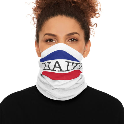 Haiti Pride Badge Classic Flag Scarf Everyday Roots Tube Scarf Lightweight Neck Gaiter