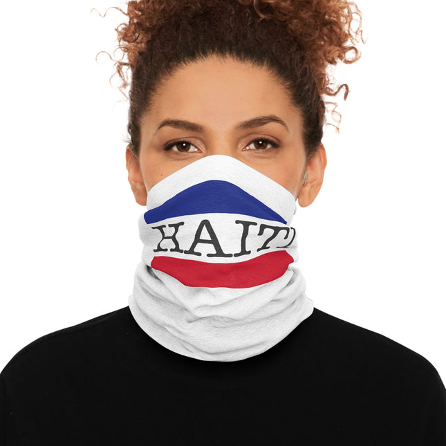 Haiti Pride Badge Classic Flag Scarf Everyday Roots Tube Scarf Lightweight Neck Gaiter