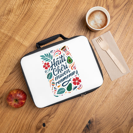 Haiti Chéri Mwen Renmenw Limited Heritage Lunch Bag Diaspora Love Letter Design