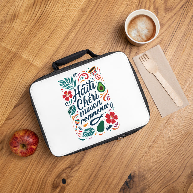 Haiti Chéri Mwen Renmenw Limited Heritage Lunch Bag Diaspora Love Letter Design