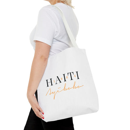 1804 Ayibobo Haiti Heritage Limited Tote Kreyòl Freedom Script Edition - CreoleSizzle