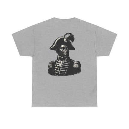 The Visionary’s Gaze Toussaint-Inspired Graphic T-Shirt Haitian Freedom Series Unisex Heavy Cotton T-Shirt