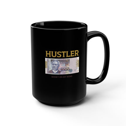 Hustler 1000 Goud and The Heritage Grind Limited Edition 15oz Premium Coffee Mug