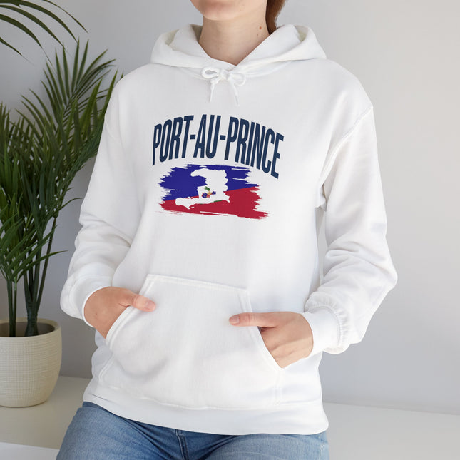 Port-Au-Prince Hoodie – Haitian Capital Tribute Unisex Sweatshirt – Cultural Pride - CreoleSizzle