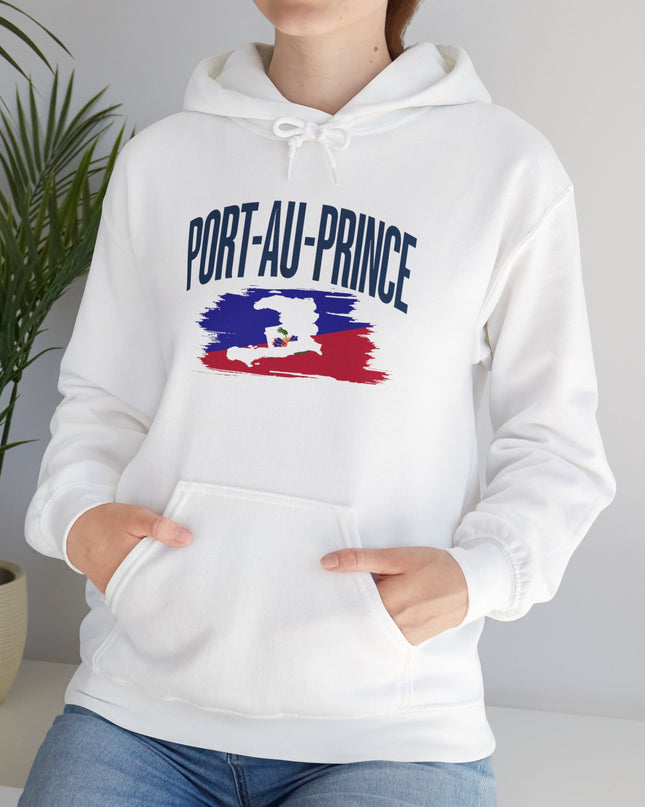 Port-Au-Prince Hoodie – Haitian Capital Tribute Unisex Sweatshirt – Cultural Pride - CreoleSizzle