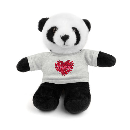 Chérie Romantic Teddy Bear Valentine’s Day Plush Gift with Haitian Flair - CreoleSizzle