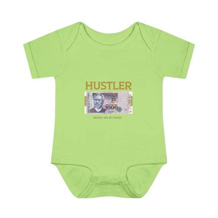 The Hustler’s Legacy Haitian Grit Baby Bodysuit Future Entrepreneur Series Infant Apparel Hustler Baby Bodysuit