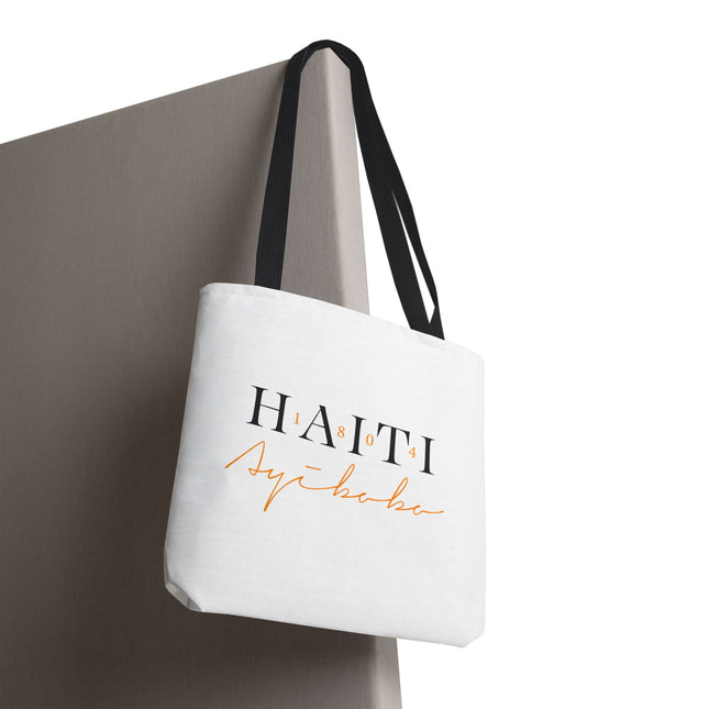 1804 Ayibobo Haiti Heritage Limited Tote Kreyòl Freedom Script Edition - CreoleSizzle