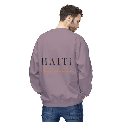 The 1804 Emblem Heritage & Freedom Crewneck Sweatshirt Haitian Pride Series Unisex Midweight Fleece