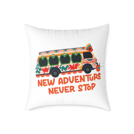 Tap-Tap Spirit Haitian Adventure Pillow Limited Culture Drop Diaspora Decor - CreoleSizzle