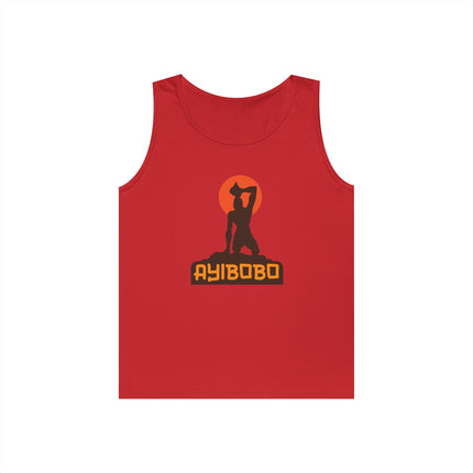 Ayibobo Heritage Tank Top Nèg Mawon Graphic Unisex Shirt Haitian Spiritual Streetwear Outdoorsy Vibe