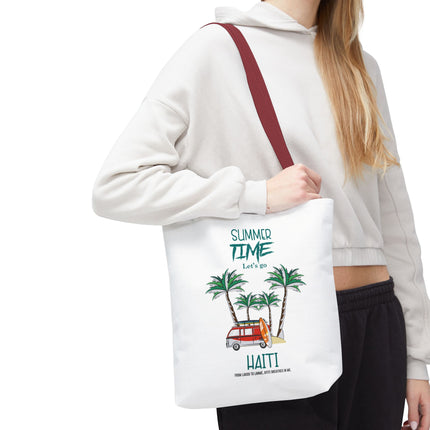 Summer Time Haiti Limited Edition Tropical Design Tote Haitian Beach Vibes - CreoleSizzle