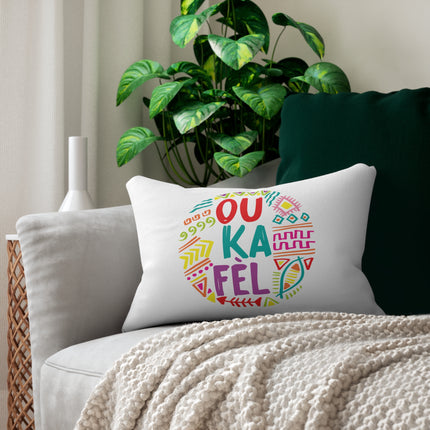 Ou Ka Fè’l You Can Do It Pillow Premium Creole Encouragement Design - CreoleSizzle