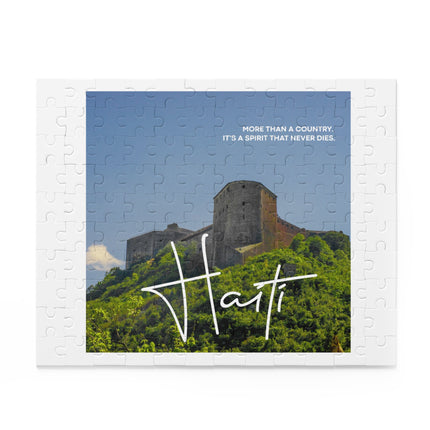 Citadelle Laferrière Spirit That Never Dies Puzzle Minimalist Haitian Heritage Edition - CreoleSizzle