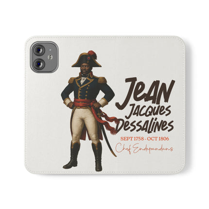 Legacy of Dessalines Limited Heritage Collector’s Tee Flip Case Stylish Phone Wallet Case Revolutionary Leadership Edition