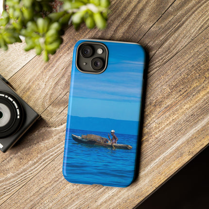 Haitian Fisherman Phone Case – Coastal Art Design – Durable, Stylish Caribbean Inspired Case - CreoleSizzle