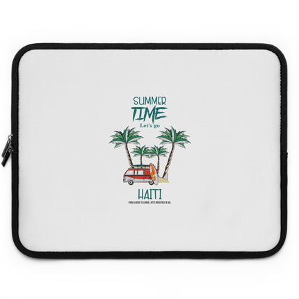 Summer Time Limited Edition Tropical Haiti Laptop Sleeve Creole Heritage Collection - CreoleSizzle