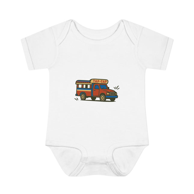 Ride of Culture Haitian Tap-Tap Baby Bodysuit Infant Caribbean Series Premium Unisex Onesie Unique Baby Wear