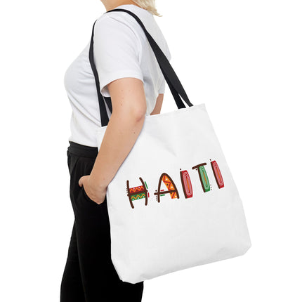 Haiti Art Limited Edition Heritage Tote Bag African Roots Design - CreoleSizzle