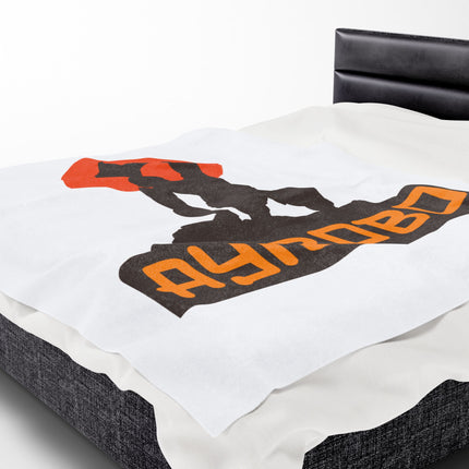 Ayibobo Nèg Mawon Heritage Plush Blanket Sacred Haitian Revolutionary Spirit Design - CreoleSizzle