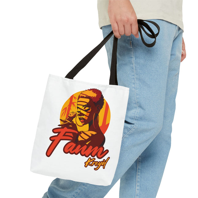 Fanm Kreyòl Limited Edition Heritage Tote Creole Woman Empowerment Design - CreoleSizzle