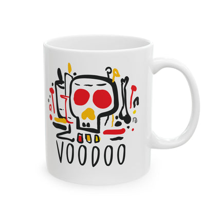Voodoo Vibrations Limited Afro Haitian Spiritual Power Mug Bold Heritage Cultural Pride Design - CreoleSizzle