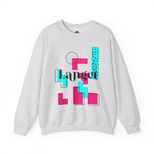Langet Creole Expression Graphic Sweatshirt Fun Bold and Uniquely Haitian with Comfort and Style - CreoleSizzle