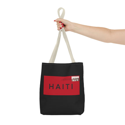 Haiti Postage Limited Edition Heritage Tote Bags Retro Seal Design - CreoleSizzle