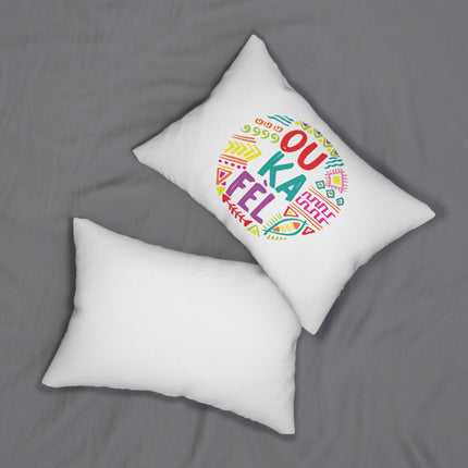 Ou Ka Fè’l You Can Do It Pillow Premium Creole Encouragement Design - CreoleSizzle