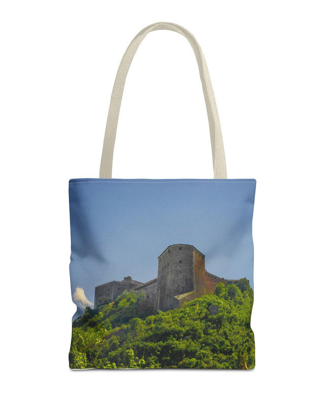 Haitian Citadelle Laferrière Tote Bag – Historical Haiti Travel Bag – Durable All-Over Print Shopping Bag - CreoleSizzle