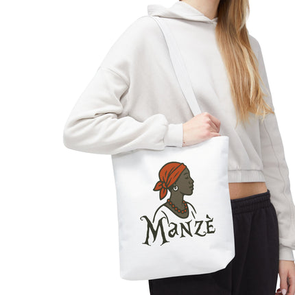 Manzè Limited Edition Heritage Tote Empowering Haitian Women Design - CreoleSizzle
