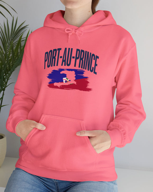 Port-Au-Prince Hoodie – Haitian Capital Tribute Unisex Sweatshirt – Cultural Pride - CreoleSizzle