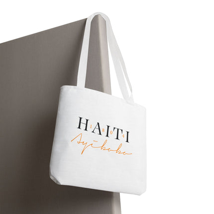 1804 Ayibobo Haiti Heritage Limited Tote Kreyòl Freedom Script Edition - CreoleSizzle