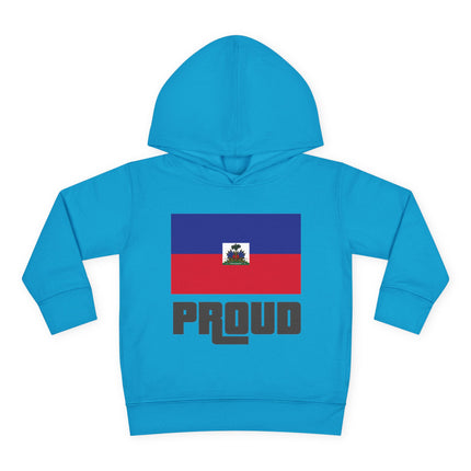 Haitian Pride Toddler Hoodie GTA-Inspired Flag Design Cozy Fleece Pullover Cultural Heritage Kidswear