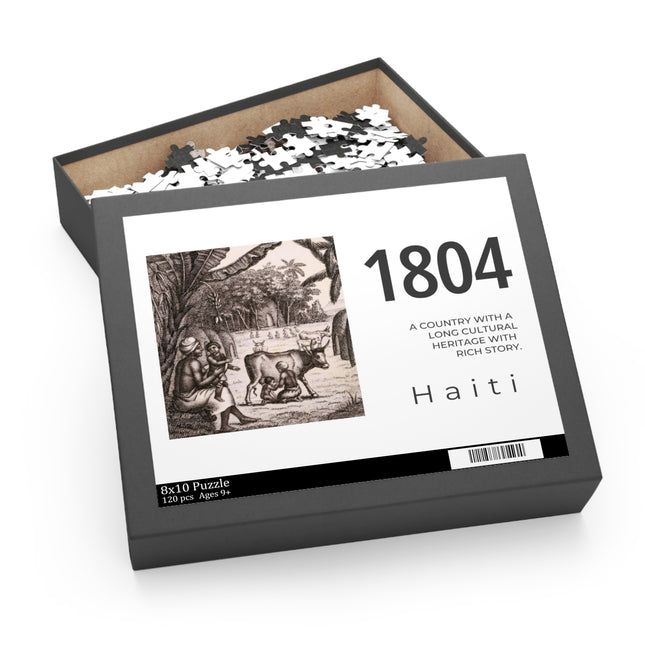 1804 Haitian Independence Heritage Reflection Puzzle Minimalist Historical Edition - CreoleSizzle