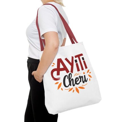 Ayiti Chéri Limited Edition Heritage Tote Bag Sweet Haiti Design - CreoleSizzle