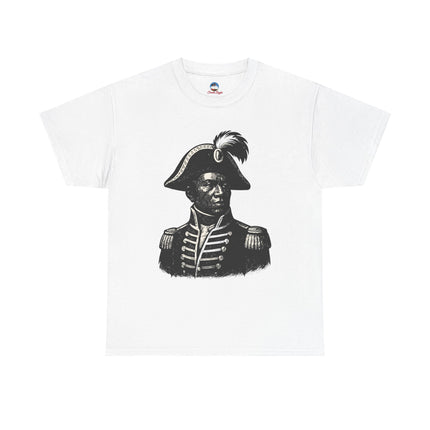 The Visionary’s Gaze Haitian Hero Tribute Tee Revolutionary Legacy Series Unisex Heavy Cotton T-Shirt