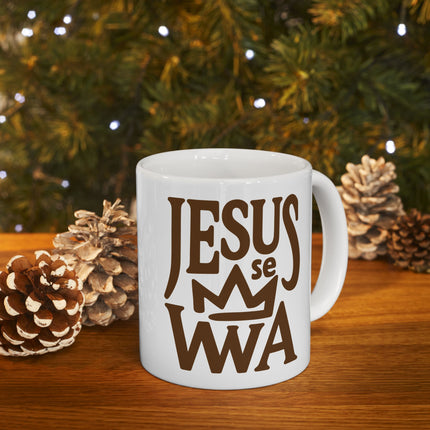 Jezi se Wa Limited Faith and Heritage Edition Ceramic Mug Haitian Spiritual Pride Design - CreoleSizzle