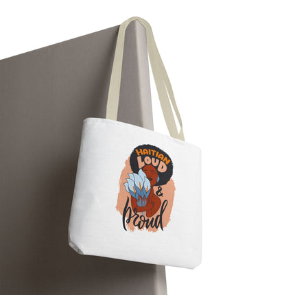 Haitian Loud & Proud Premium Cultural Tote Bags Limited Artist Edition - CreoleSizzle