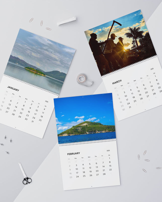 Haiti Wall Calendar 2025 - Perfect Gift for Travelers and Island Lovers, Office Gift, Secret Santa, Stunning Photos - CreoleSizzle