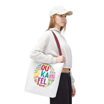 Ou Ka Fè’l Limited Edition Creole Motivation Tote Inspirational Haitian Design - CreoleSizzle