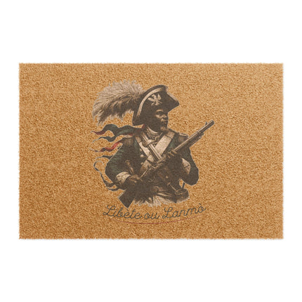 Liberté ou Lamo Haitian Revolution Heritage Doormat Limited Artist Edition