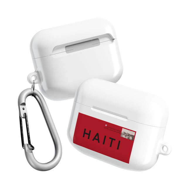 Haiti Postage Stamp Modern Diaspora Tribute AirPods Case Cultural Connection Series