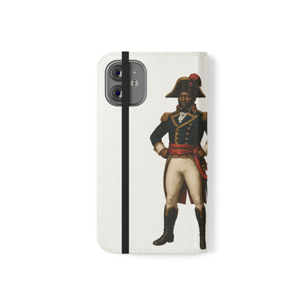 Legacy of Dessalines Limited Heritage Collector’s Tee Flip Case Stylish Phone Wallet Case Revolutionary Leadership Edition