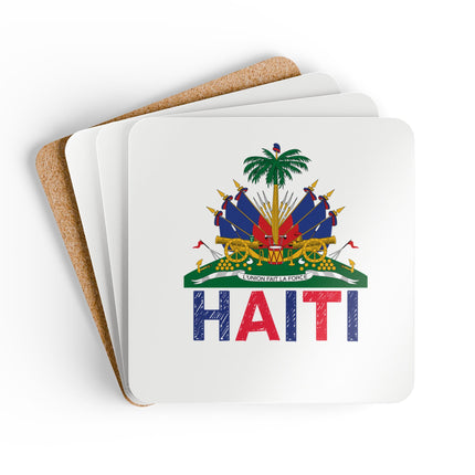 First Ayiti A Child's Pride Coaster Set Kreyòl Heritage Crayon Art Coasters