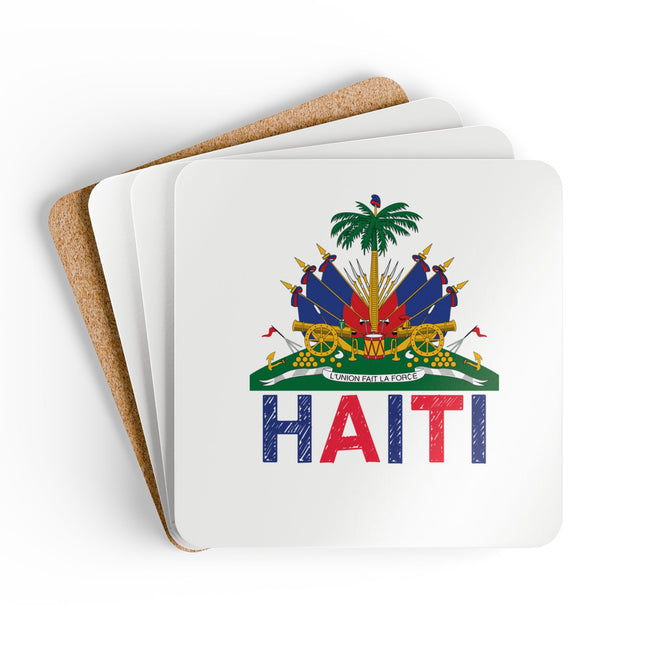 First Ayiti A Child's Pride Coaster Set Kreyòl Heritage Crayon Art Coasters