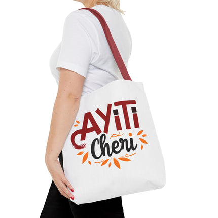 Ayiti Chéri Limited Edition Heritage Tote Bag Sweet Haiti Design - CreoleSizzle